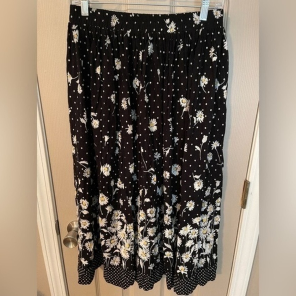 River Ridge Trading Company vintage polka dot Daisy full skirt
